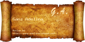Ganz Adelina névjegykártya
